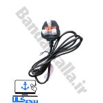 کابل برق فیوز دار 2 پین رادیویی