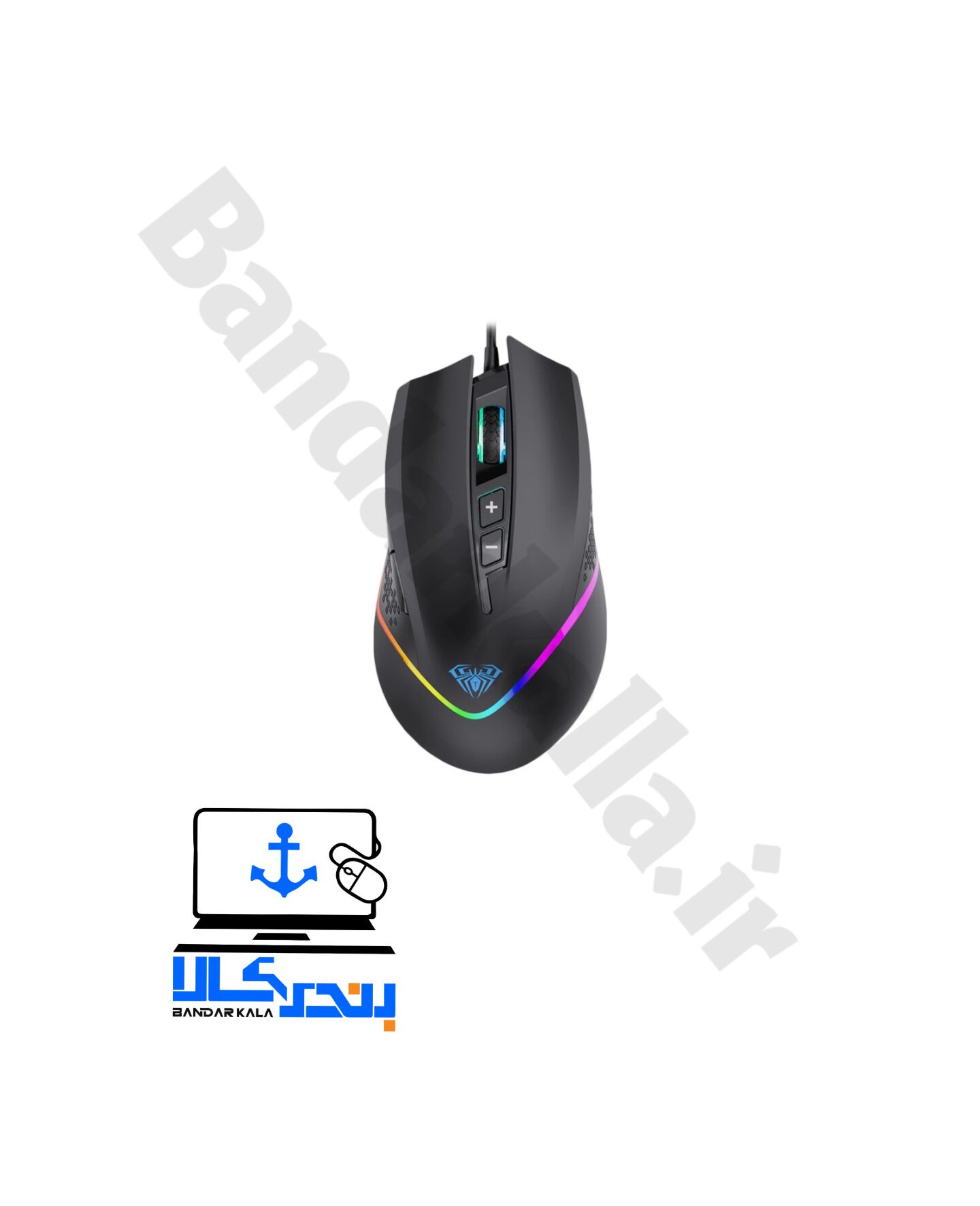 خرید موس گیمینگ AULA F805سیمی RGB با DPI قابل تنظیم